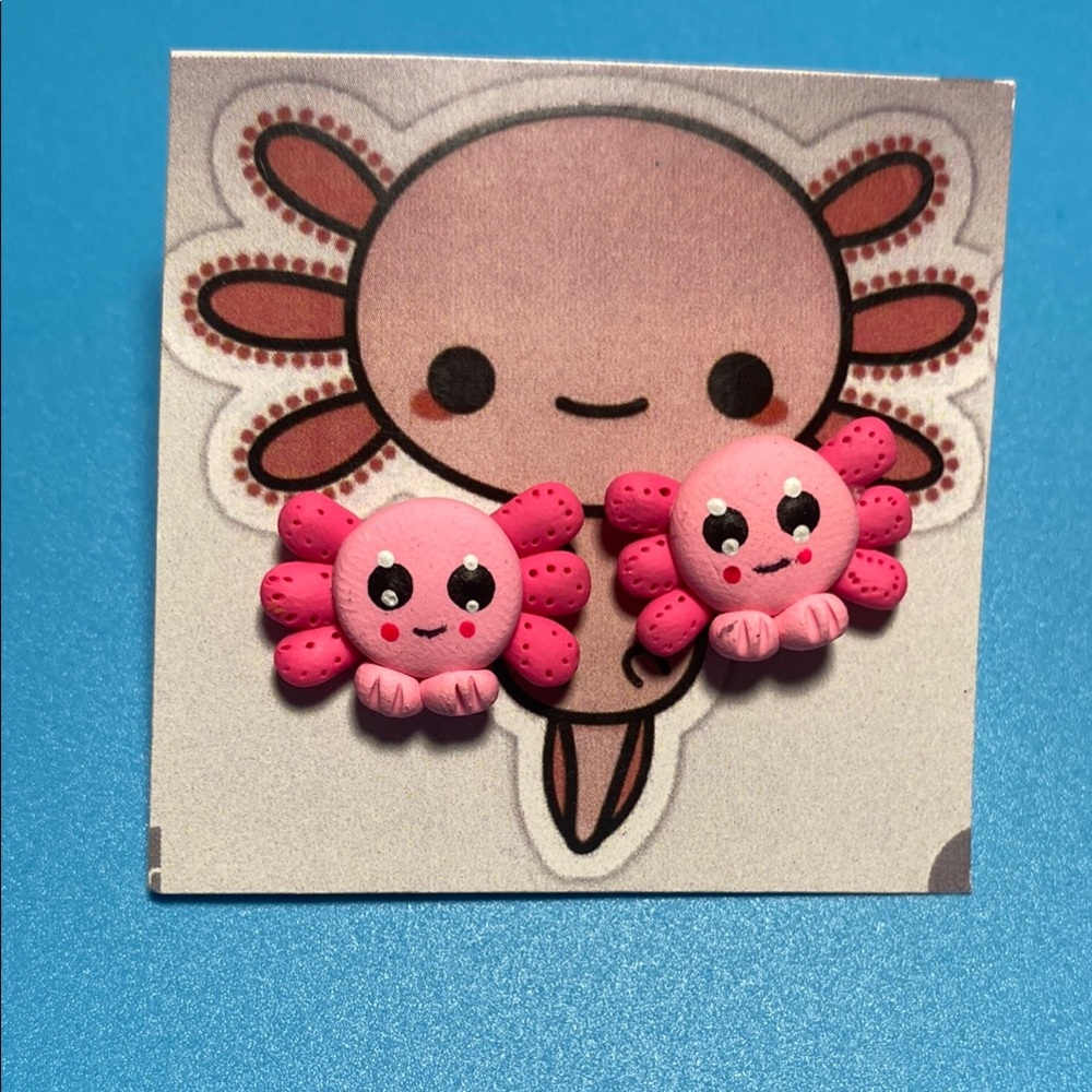 Pink Kawaii Earrings with Bow Accents Mexican Handmade Crafts